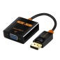 Cabletime Displayport til VGA adapter, Cabletime Displayport til VGA adapter,